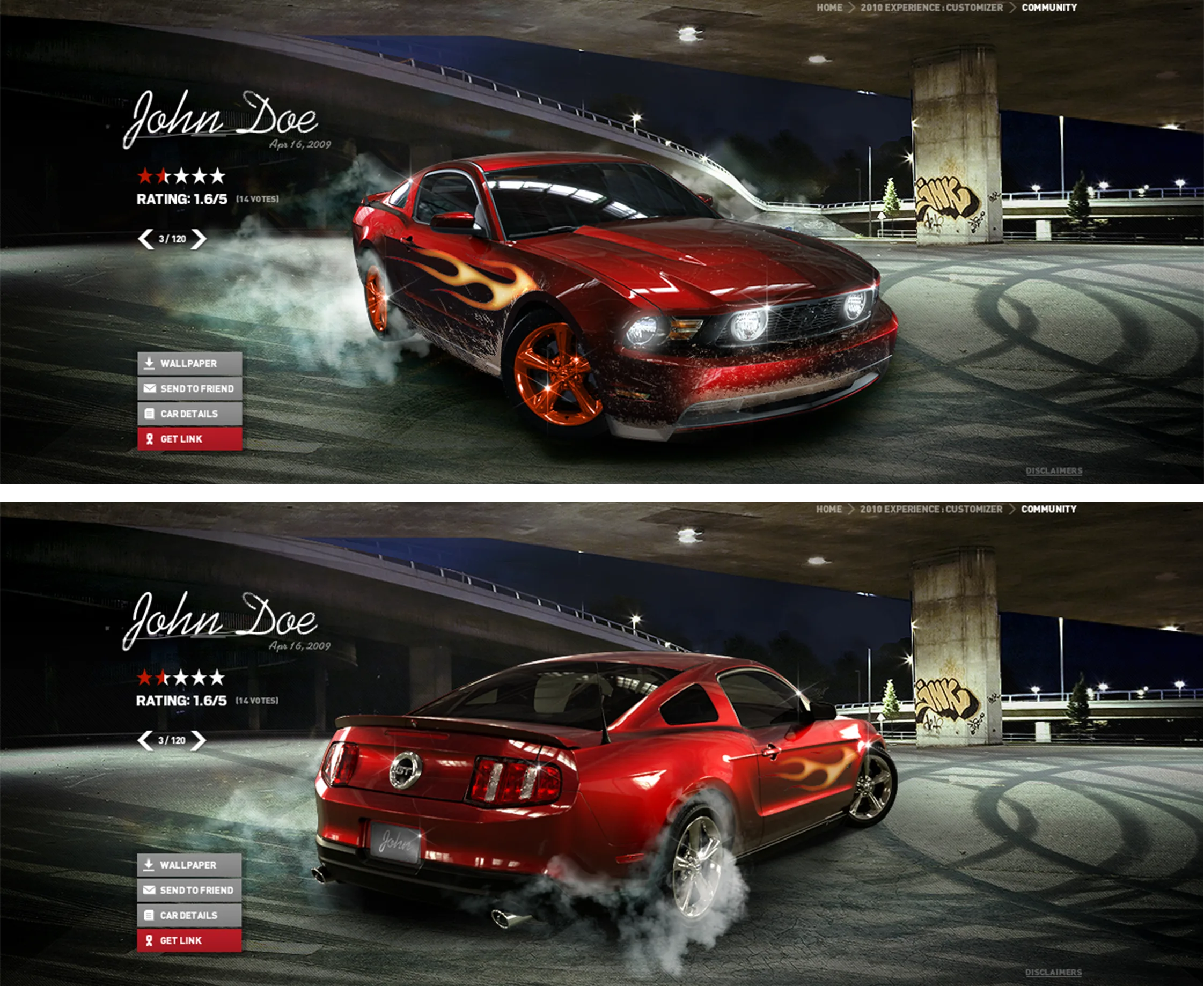 Ford and Ford Racing work