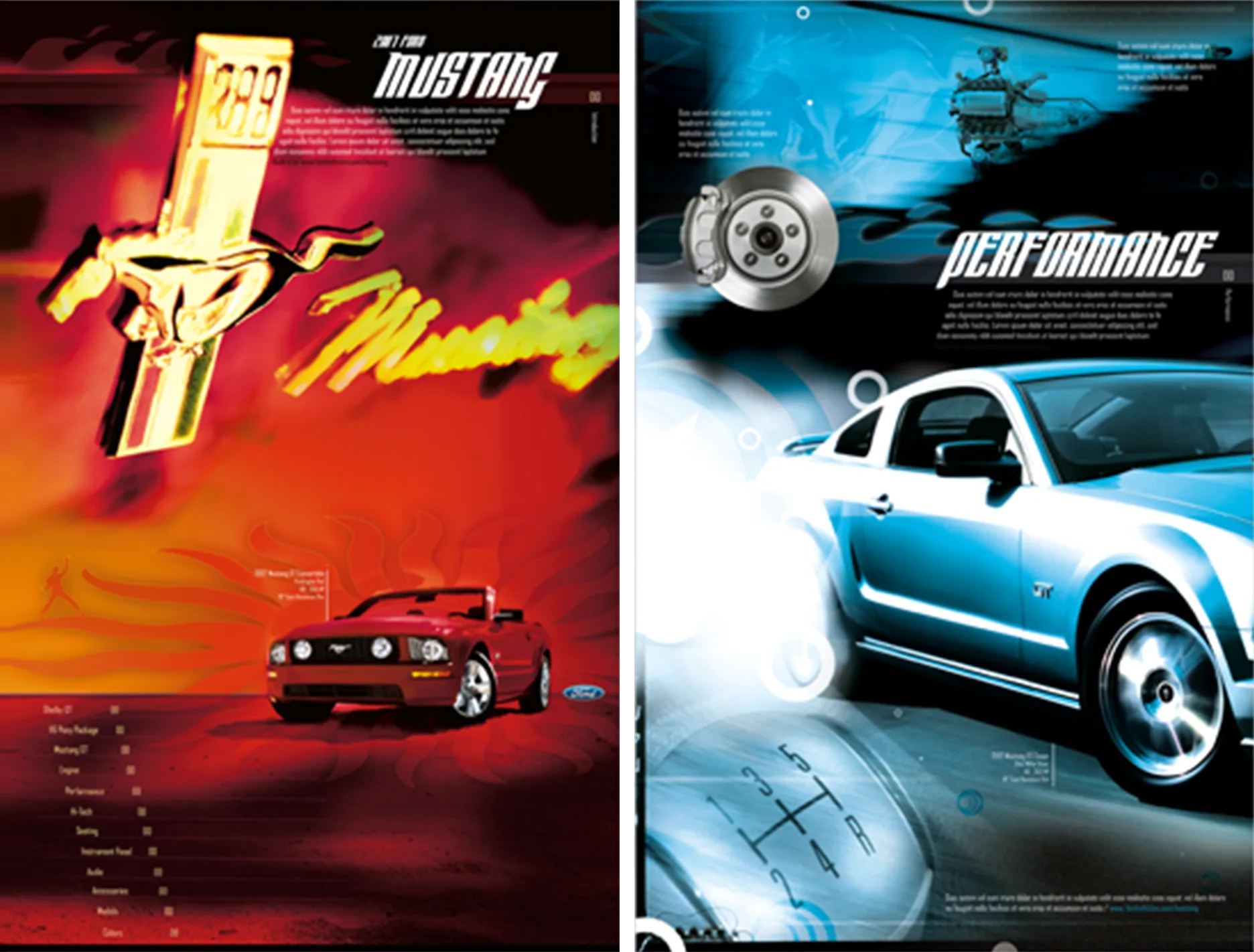 Ford and Ford Racing work